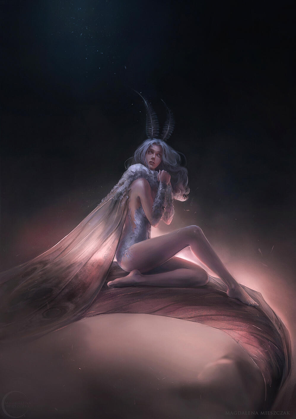 @Ignis Art Miniatures - Luna the Moth Fairy - promotional artwork
