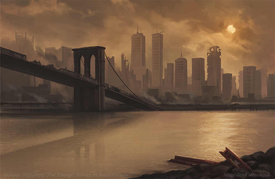 @Orion Publishing "The Passage" Trilogy by Justin Cronin - Endpaper Artwork